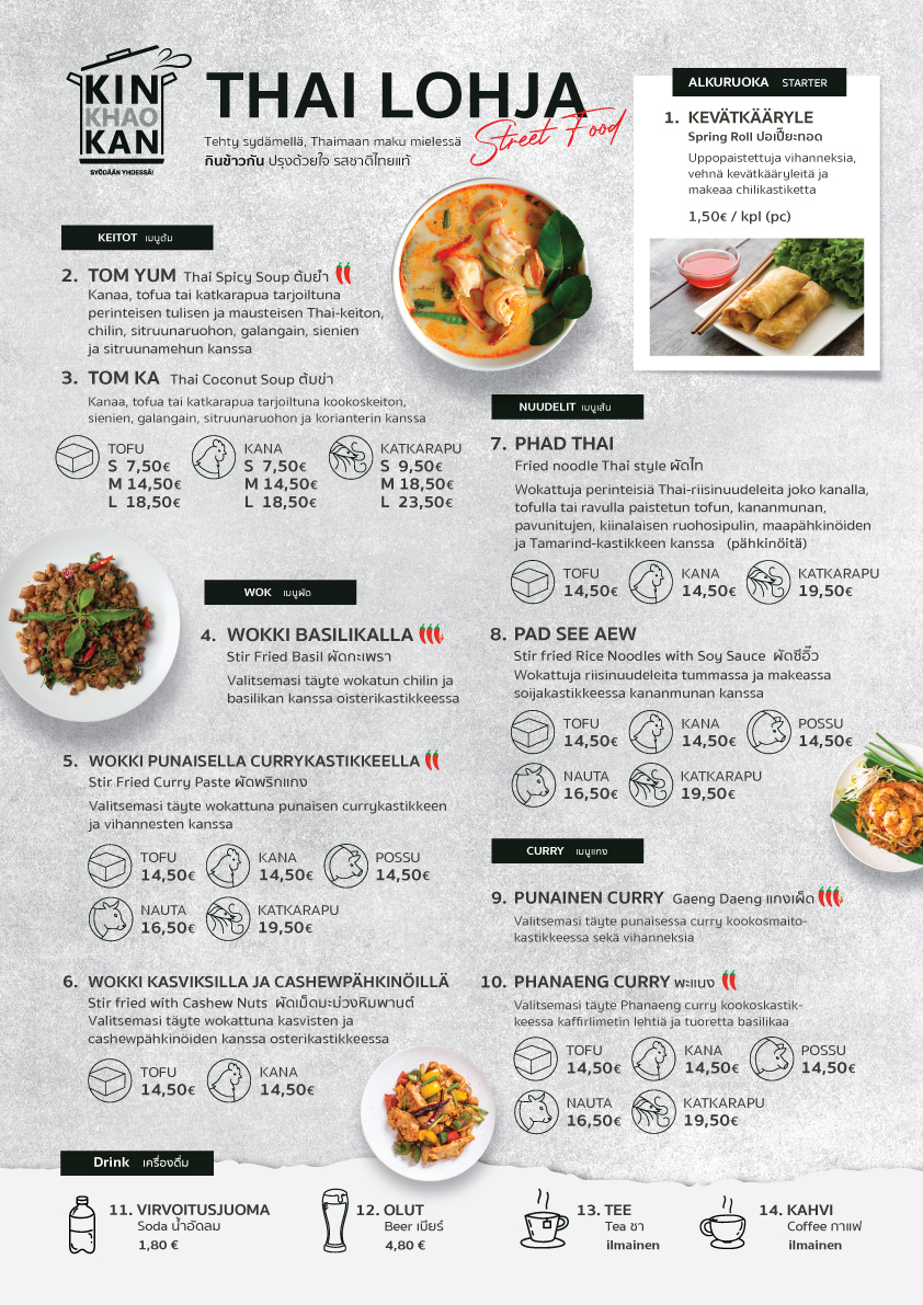 À la carte Thai Lohja